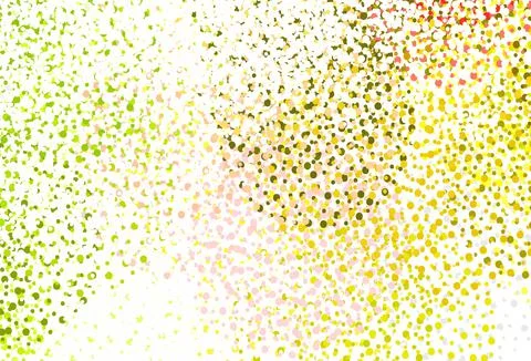 Light Green, Red vector backdrop with dots. 스톡 일러스트