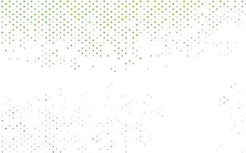 Light Green, Red vector background with bubbles. Stock Illustration