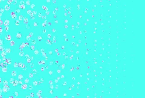 Light Green, Red vector background with bubbles. Stockillustratie