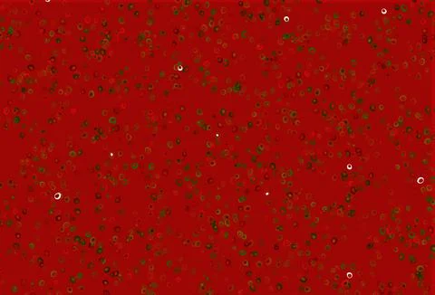 Light Green, Red vector background with bubbles. Stockillustratie