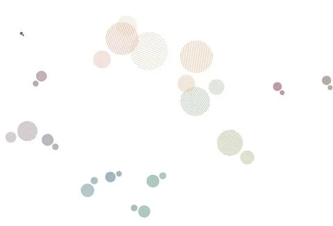 Light Green, Red vector background with bubbles. Stock Illustration