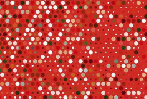 Light Green, Red vector background with bubbles. Stock Illustration