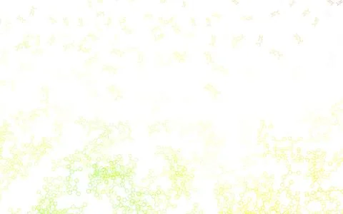 Light Green, Red vector background with forms of artificial intelligence. Stock Illustration