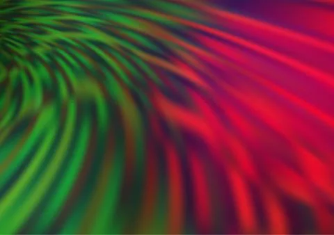 Light Green, Red vector blur pattern. Stock Illustration