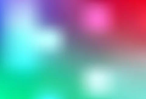 Light Green, Red vector blurred and colored pattern. Stock Illustration
