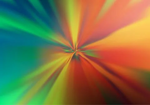 Light Green, Red vector blurred shine abstract pattern. Illustrazione stock