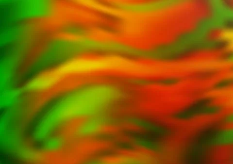 Light Green, Red vector blurred bright background. Stock Illustration