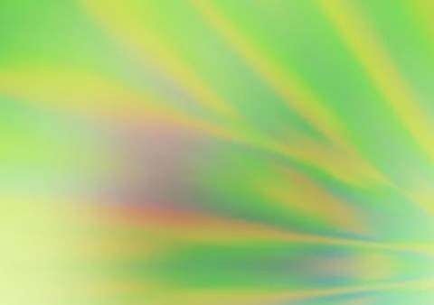 Light Green, Red vector blurred shine abstract background. Stock Illustration