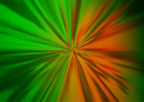 Light Green, Red vector blurred shine abstract template. Stock-Illustration