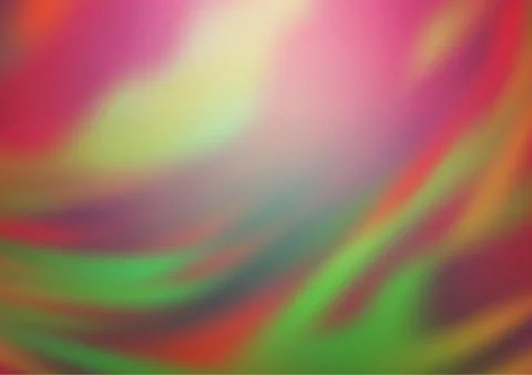 Light Green, Red vector blurred shine abstract pattern. Stock Illustration