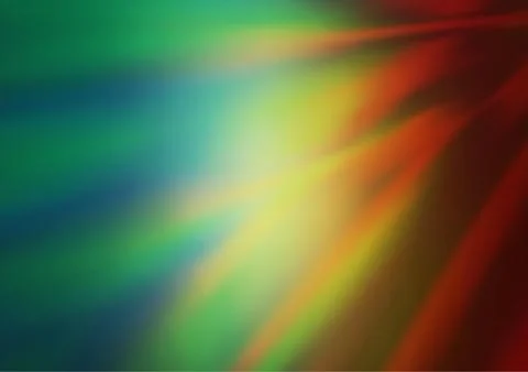 Light Green, Red vector blurred bright pattern. Stock Illustration