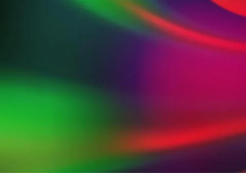 Light Green, Red vector blurred bright pattern. Stock Illustration