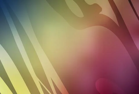 Light Green, Red vector blurred shine abstract texture. Illustrazione stock