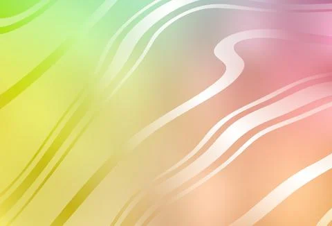 Light Green, Red vector blurred shine abstract background. Stock Illustration