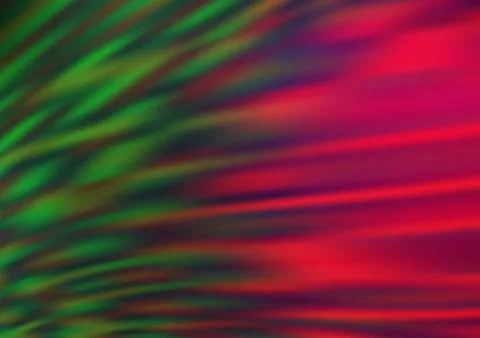 Light Green, Red vector blurred shine abstract pattern. Illustrazione stock