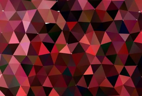 Light Green, Red vector blurry triangle pattern. Stock Illustration