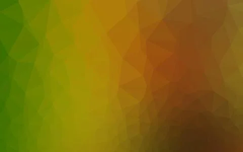 Light Green, Red vector blurry triangle template. 스톡 일러스트