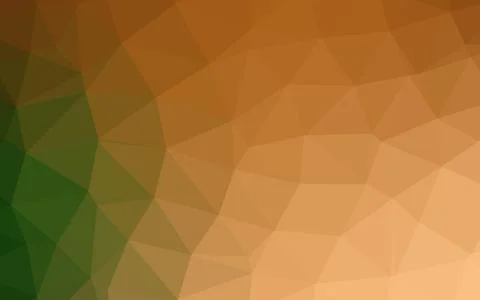 Light Green, Red vector blurry triangle template. Stock Illustration