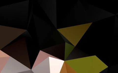 Light Green, Red vector blurry triangle texture. Stock Illustration