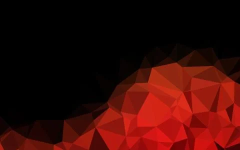 Light Green, Red vector blurry triangle pattern. Stock Illustration