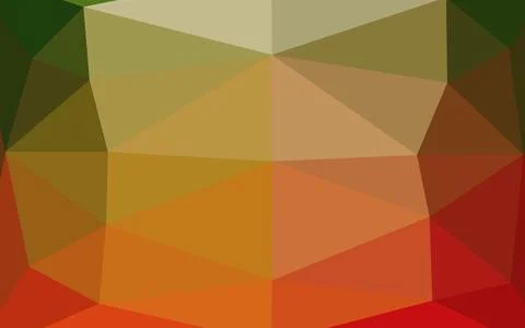 Light Green, Red vector blurry triangle pattern. Illustrazione stock