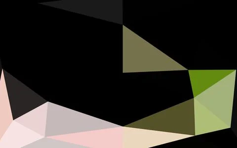 Light Green, Red vector blurry triangle pattern. Stock Illustration