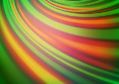 Light Green, Red vector bokeh and colorful pattern. イラスト素材