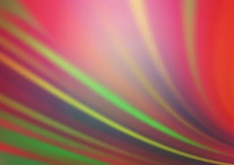 Light Green, Red vector bokeh template. Illustrazione stock