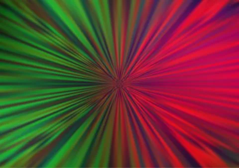 Light Green, Red vector bokeh and colorful pattern. Illustrazione stock