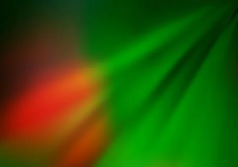 Light Green, Red vector bokeh and colorful pattern. イラスト素材