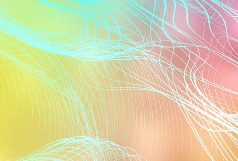 Light Green, Red vector colorful abstract background. Illustrazione stock
