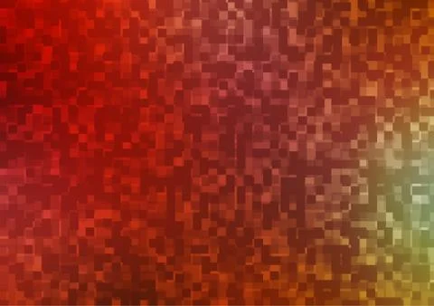 Light Green, Red vector cover in polygonal style. Stock Illustration