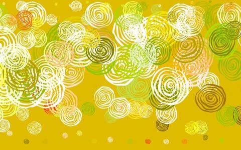 Light Green, Red vector doodle pattern with roses. Stock Illustration