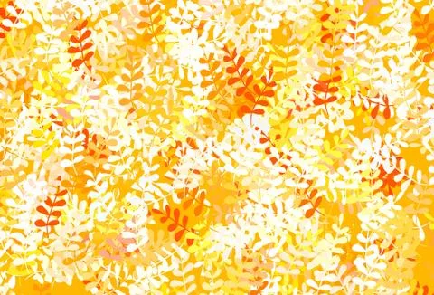 Light Green, Red vector elegant wallpaper with leaves. Stock Illustration