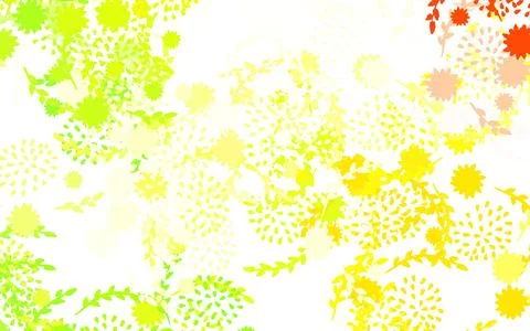 Light Green, Red vector elegant pattern with flowers Illustrazione stock
