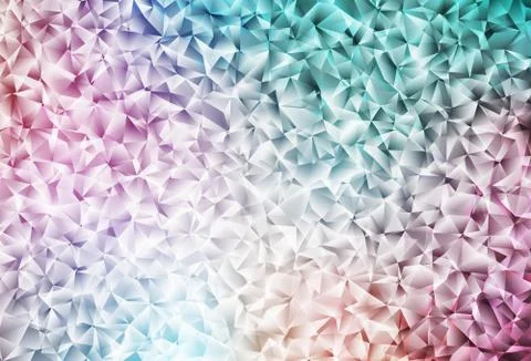 Light Green, Red vector gradient triangles pattern. Illustrazione stock