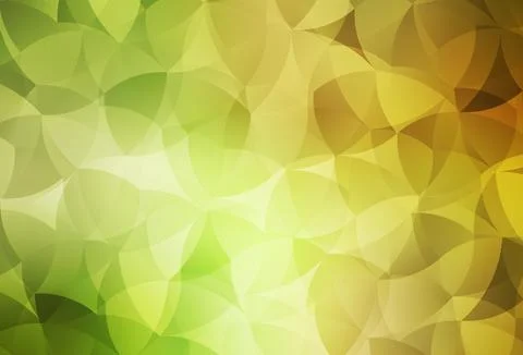 Light Green, Red vector gradient triangles pattern. イラスト素材