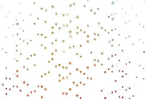 Light Green, Red vector layout with elements of cards. 스톡 일러스트