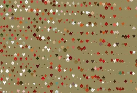 Light Green, Red vector layout with elements of cards. 스톡 일러스트