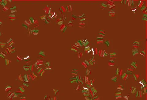 Light Green, Red vector layout with circles, lines, rectangles. Illustrazione stock