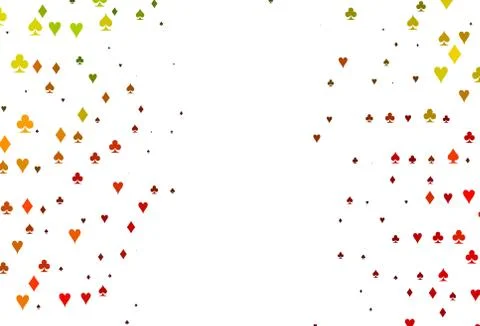 Light Green, Red vector layout with elements of cards. Illustrazione stock