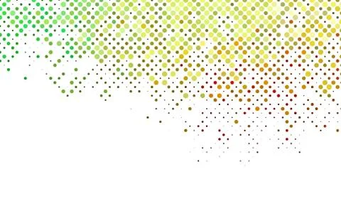 Light Green, Red vector layout with circle shapes. Illustrazione stock
