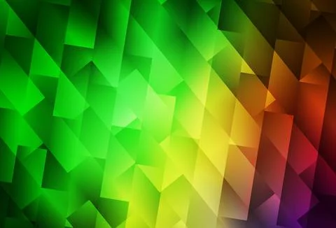 Light Green, Red vector layout with lines, rectangles. Stock Illustration