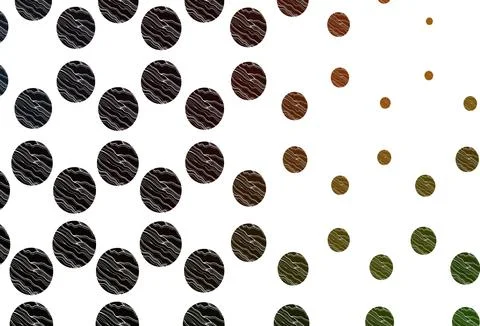 Light green, red vector layout with circle shapes. Stock Illustration