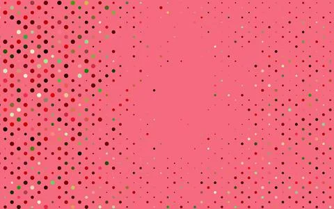 Light Green, Red vector layout with circle shapes. Illustrazione stock