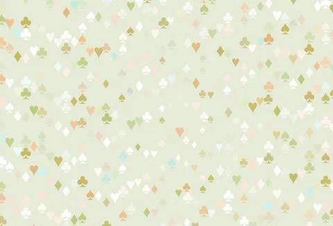 Light Green, Red vector layout with elements of cards. 스톡 일러스트