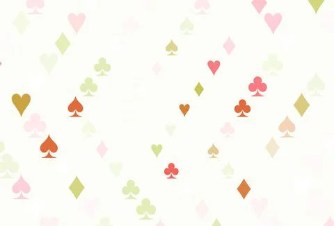 Light Green, Red vector layout with elements of cards. 스톡 일러스트