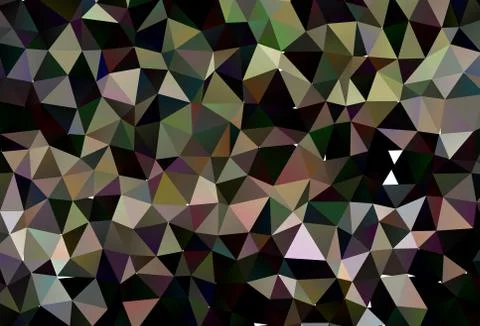 Light Green, Red vector low poly texture. Stock Illustration