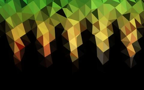 Light Green, Red vector low poly cover. Ilustración de archivo