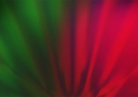 Light Green, Red vector modern bokeh pattern. Illustrazione stock